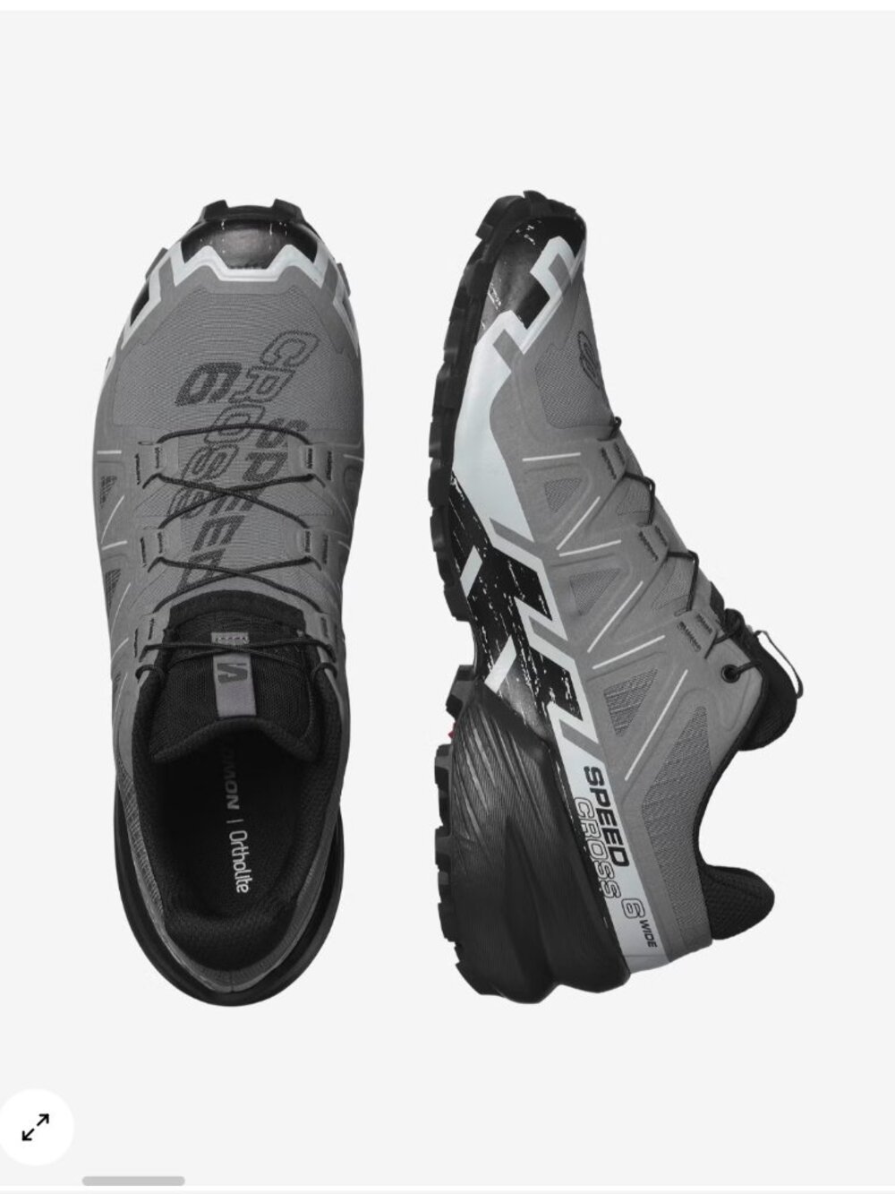 Salomon Men’s Speedcross Trail Shoes in Gray and Black